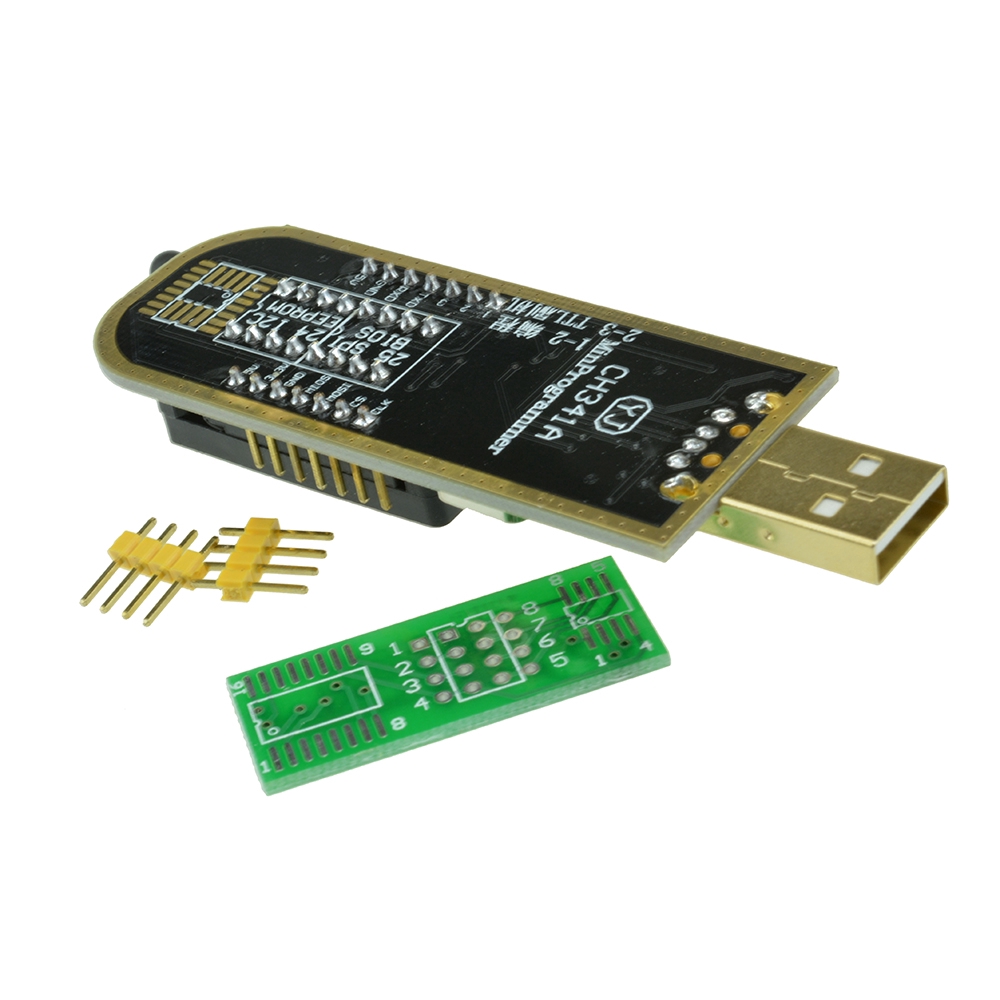 Ch341A Programmer Usb 25 Spi Seri 24 Eeprom Writer Dengan Flash Lcd