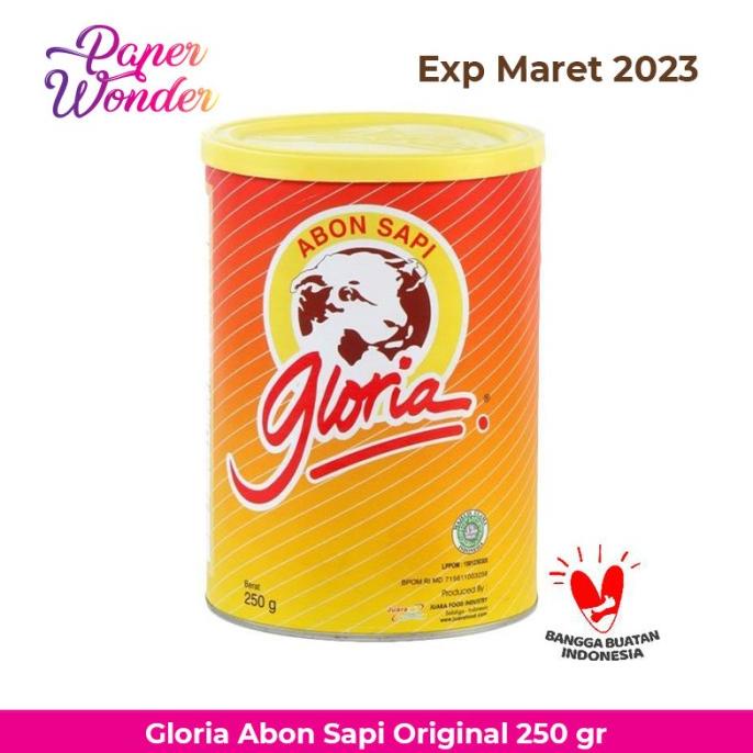 

Gloria Abon Sapi Original Bawang Pedas 250 Gr