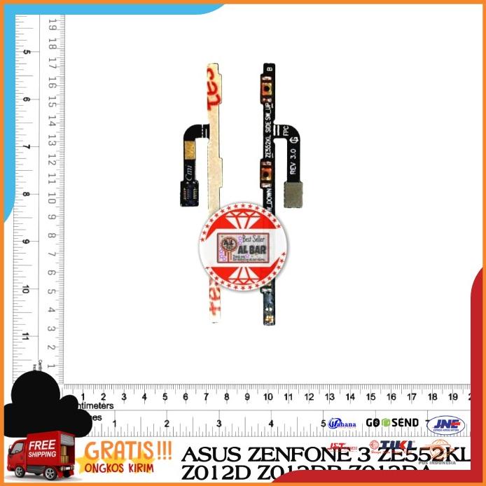 Acc Hp On Off Volume Zenfone 3 Ze552Kl Z012Db Flexible Tombol Power Vol Asus