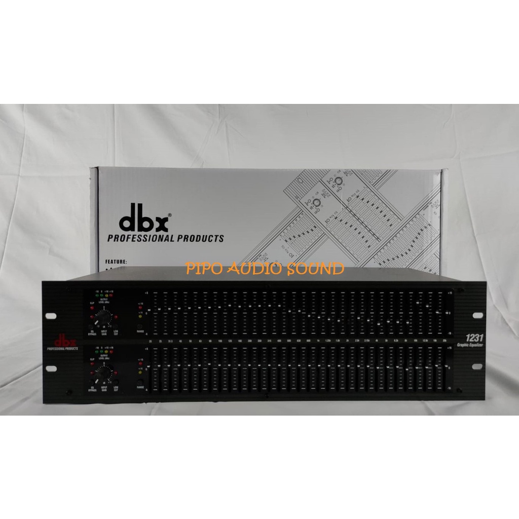 Equalizer DBX 1231 / DBX 1231 ( 2 x 31 Band )/ DBX 1231