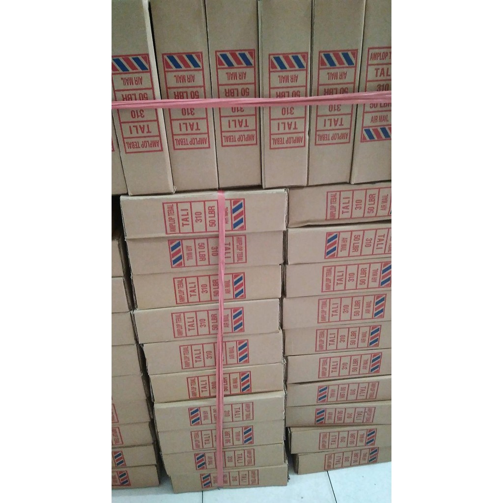 amplop coklat tali airmail