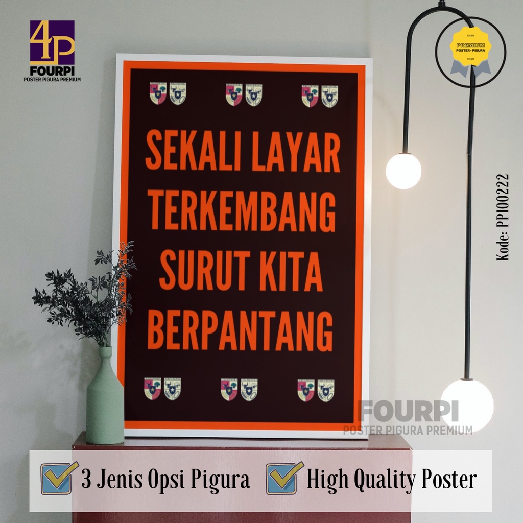 Pemuda Pancasila Poster & Pigura Eksklusif Fourpi (52x36cm)