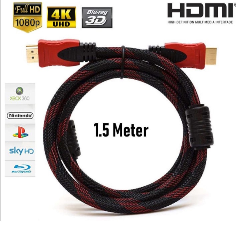 KABEL HDMI TO HDMI 1 METER 1,5 METER 3 METER