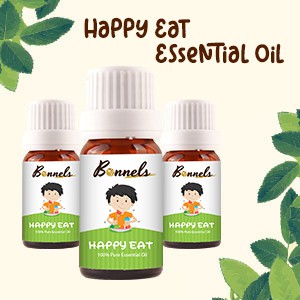 BONNELS HAPPY EAT ESSENTIAL OIL (Penambah Nafsu Makan dan Melancarkan Saluran Pencernaan)