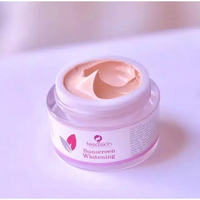 Suncreen whitening fesaskin