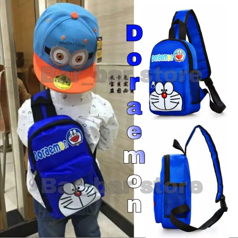tas selempang anak/tas bahu anak/tas karakter anak/tas anak dorarmon/tas anak spiderman