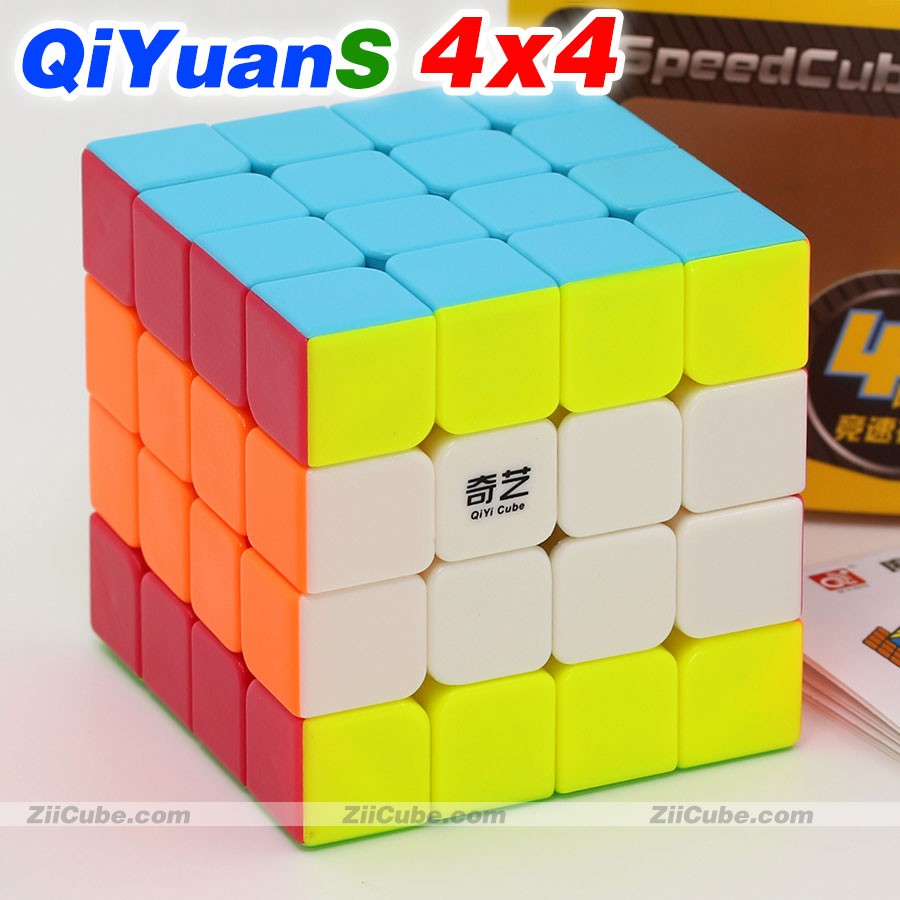 Puzzle Kubus Teka Teki 4x4 Stickerless Qiyi Qiyuan S - Puzzle Kubus Teka Teki 4x4 Stickerless Qiyi