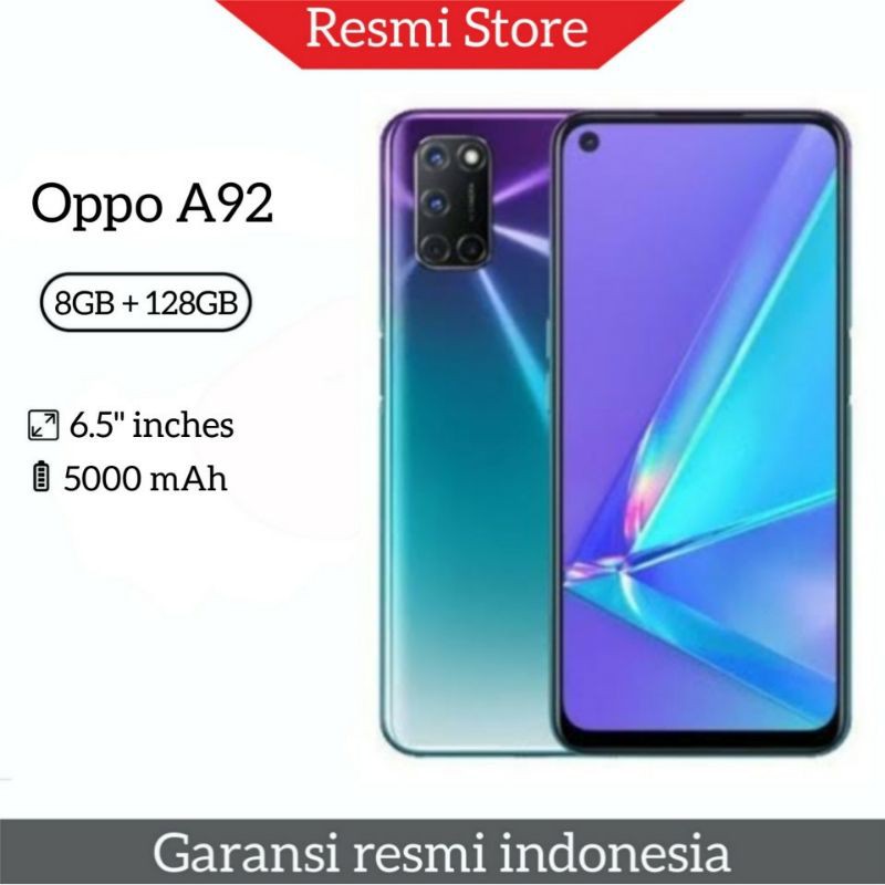 OPPO A92 RAM 8/128 BARU/NEW FULLSET | Shopee Indonesia