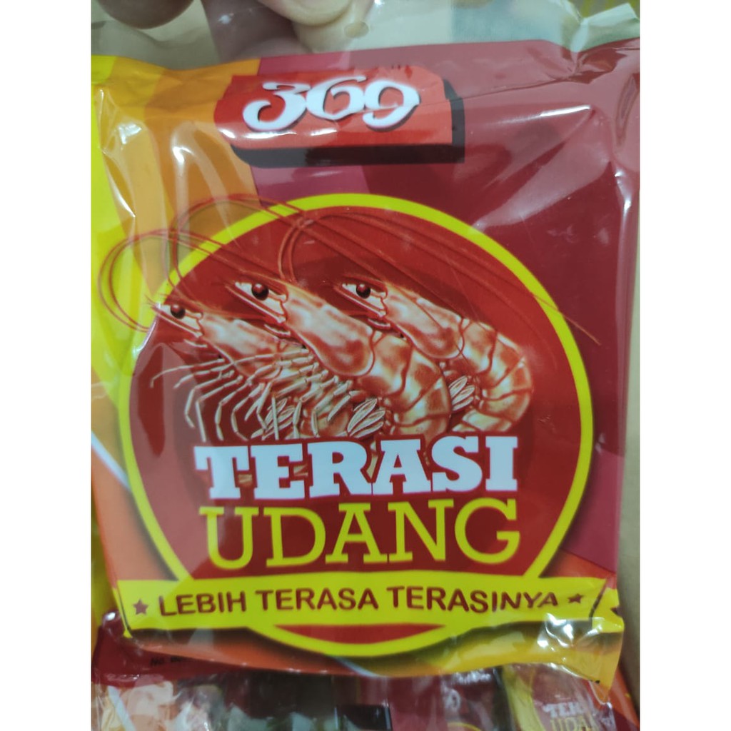 

369 Terasi Udang Kemasan 1 Pak 4.5gr Isi 20 Sachet