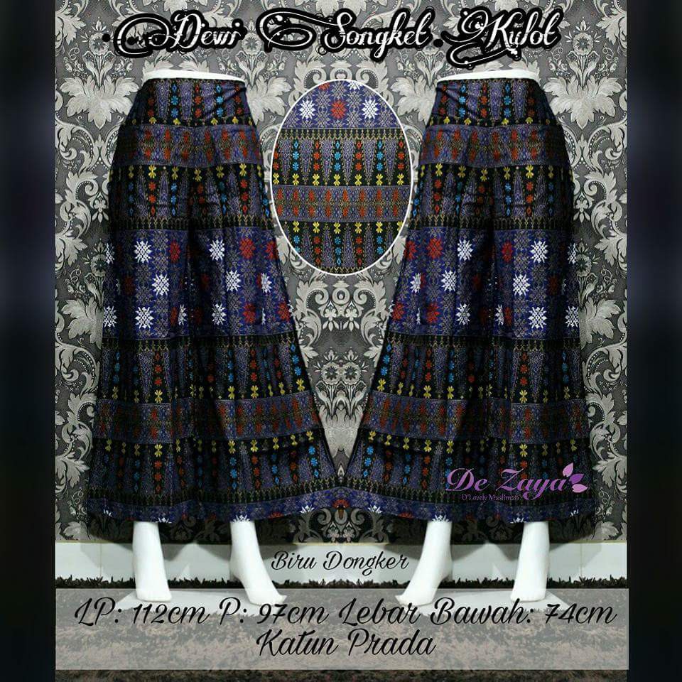Celana Kulot Songket Prada