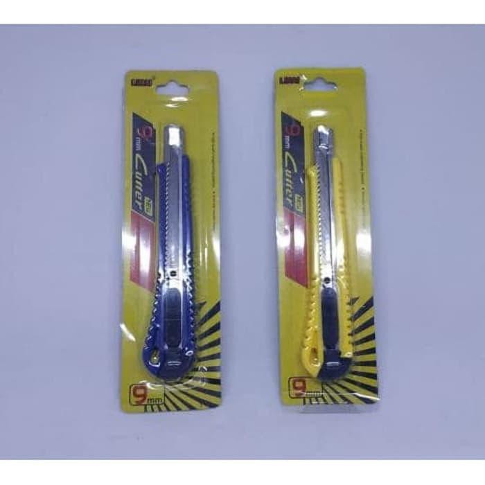 

TERLARIS Cutter Kecil 9 mm Linai Pisau Silet Potong dan Isi 1 buah MIK robot shopee