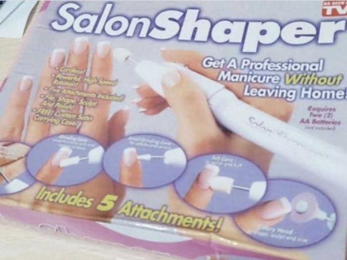 SALON SHAPER 5 in1 Pembersih kuku multifungsi