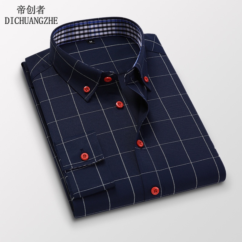 Kemeja Pria 1311   Kemeja Pria Lengan Panjang Tren  Pria Kemeja Kasual Korea Slim Fit Kemeja Import 