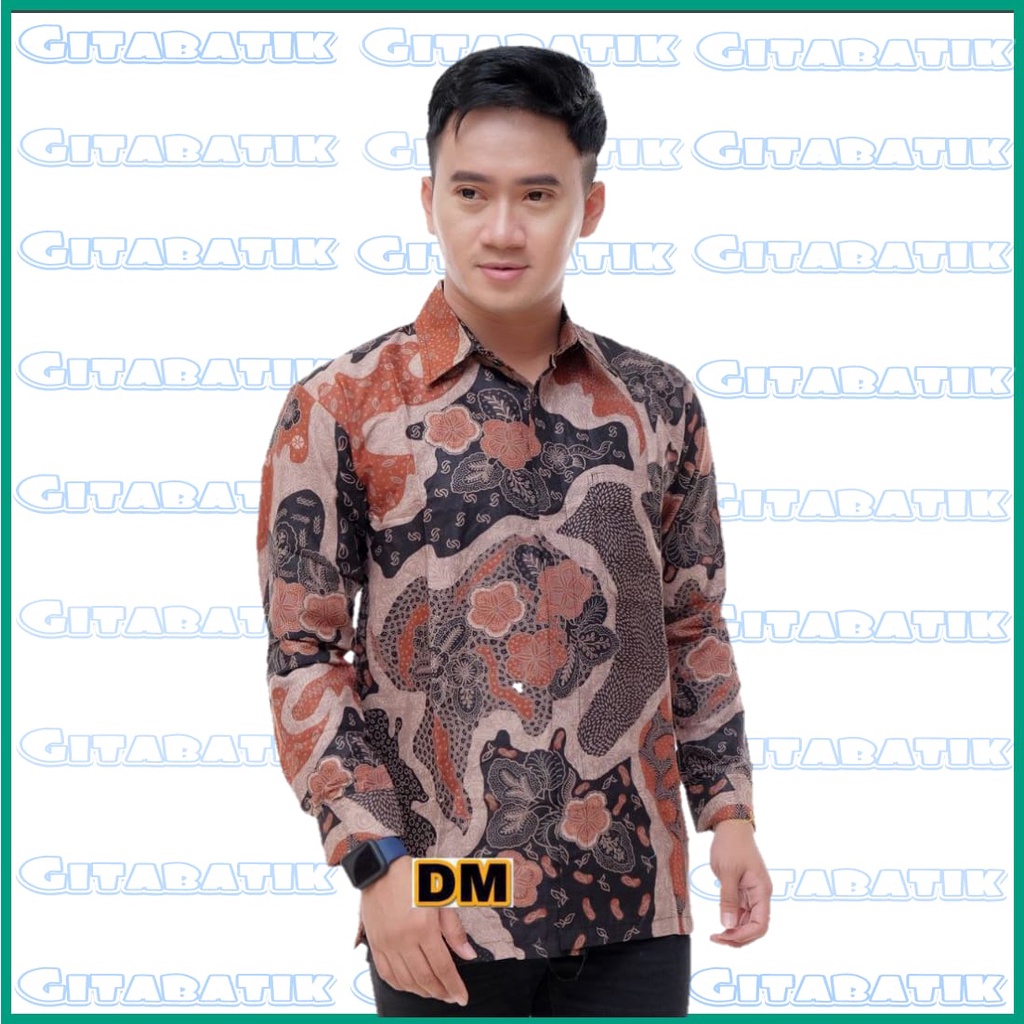 Batik Pria Kemeja Batik Lengan Panjang SIZE M L XL XXL XXXL