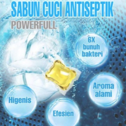 Sabun Laundry 2 in 1 Laundry Beads Liquid Antiseptik (10pcs) AA012