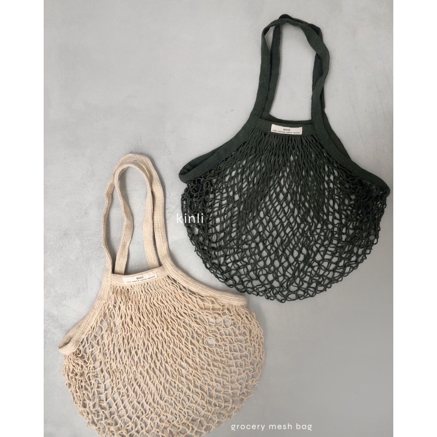 mola mesh shopping bag eco friendly grocery cotton net bag reusable tas jaring katun ramah lingkungan