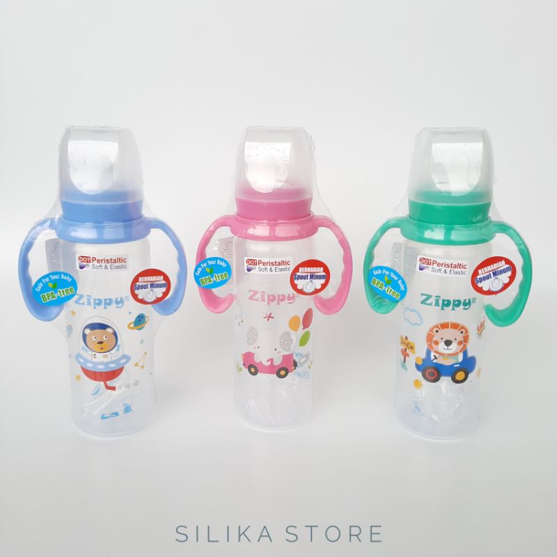 ZIPPY Botol Susu Handle 240 ml / OK-288