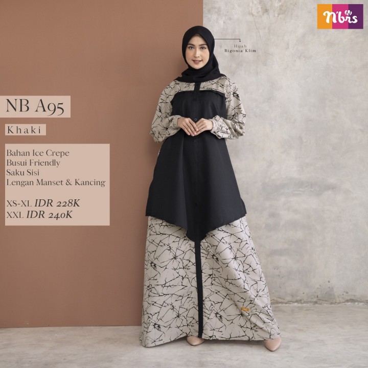 READY STOK! GAMIS NIBRAS NB A95 NBA95