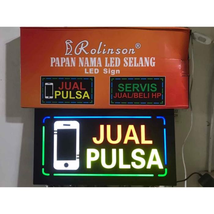 

Papan Nama Led Sign Berkualitas / Papan Jual Pulsa / Jual Beli Hp - Rl-409A
