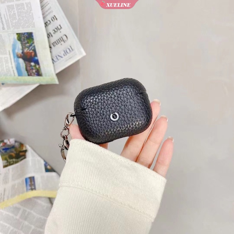 Casing Soft Case Bahan Kulit Desain Martin Margiela Untuk AirPods 1 / 2 / 3 Pro