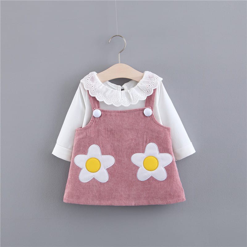 Bayi - 2 TAHUN | Dress Korea Chon Hee - Dres Fashion Korean Overall Baby Kualitas Import Anak Perempuan Gaun