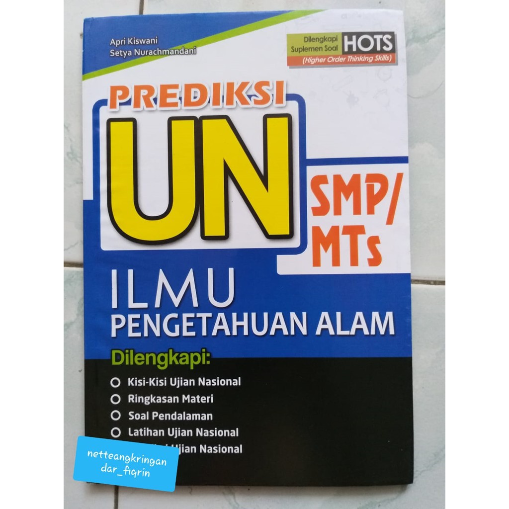 Prediksi UN UNBK SMP MTs 2018 2019 Dan 2019 2020 Ada 2 Buku Bonus Kunci Jawaban-4