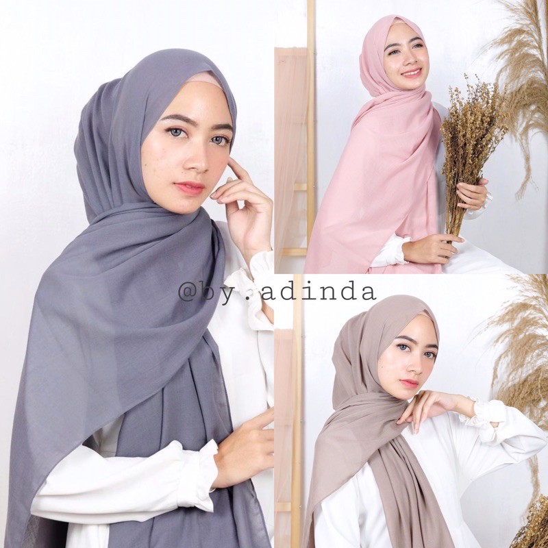 Pashmina Rawis Saudia Ombre Hijab pasmina rawis kusut crinkle fame