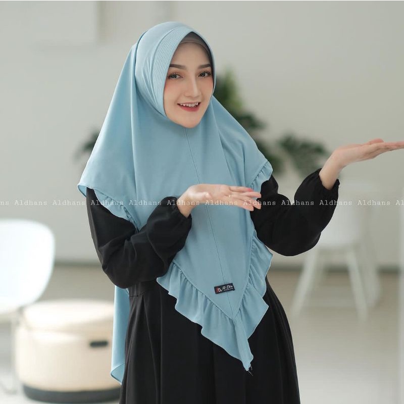 JILBAB INSTAN SELIN ALDHANS MINI REMPEL POLOS-2