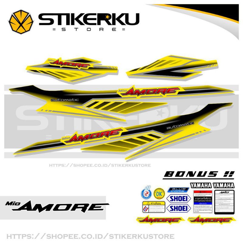 STRIPING VARIASI MOTOR MIO AMORE/THAILAND/SETRIPING PARIASI MOTOR MIO AMOR/THAILAND/STIKER BODY MOTO