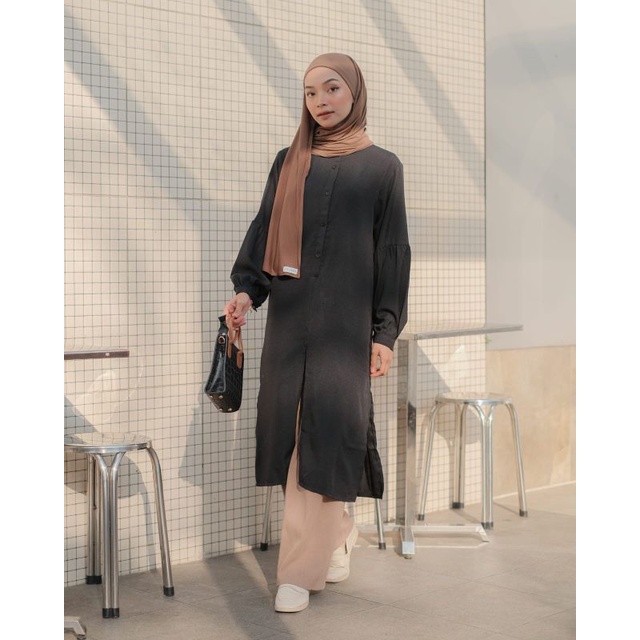 LONG TUNIK SHAKILA / TUNIK POLOS / ODILE TUNIK