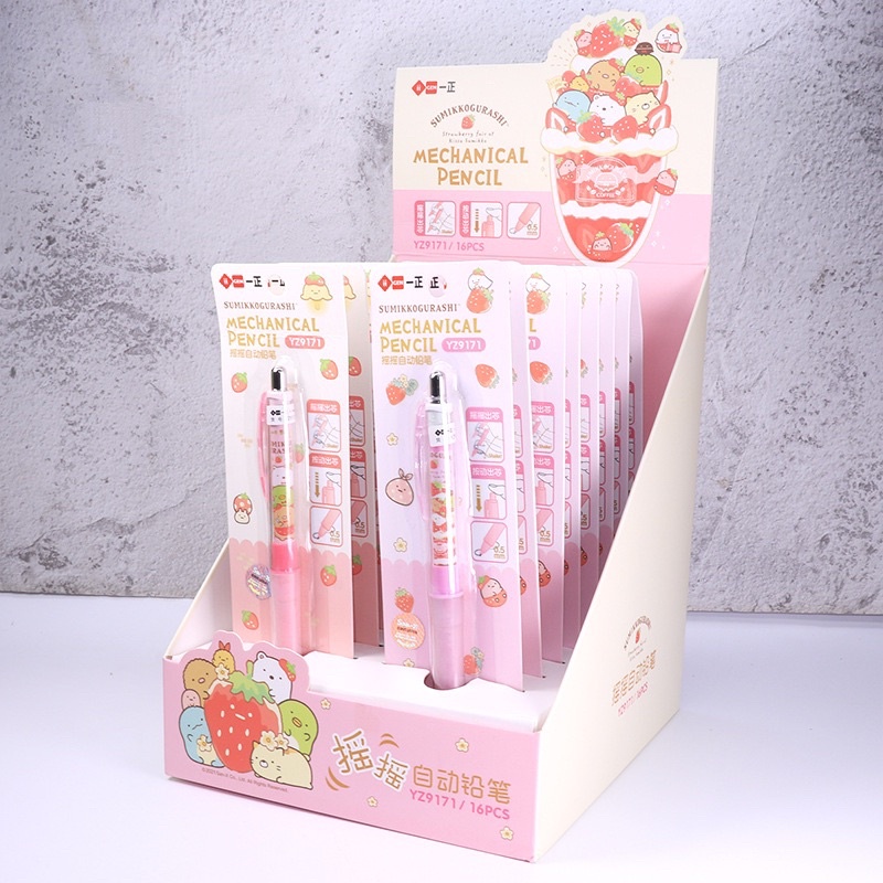 KENSHO Pensil Cetek Pencil Mekanik 0.5 mm Lucu Import Sumikkogurashi Mechanical