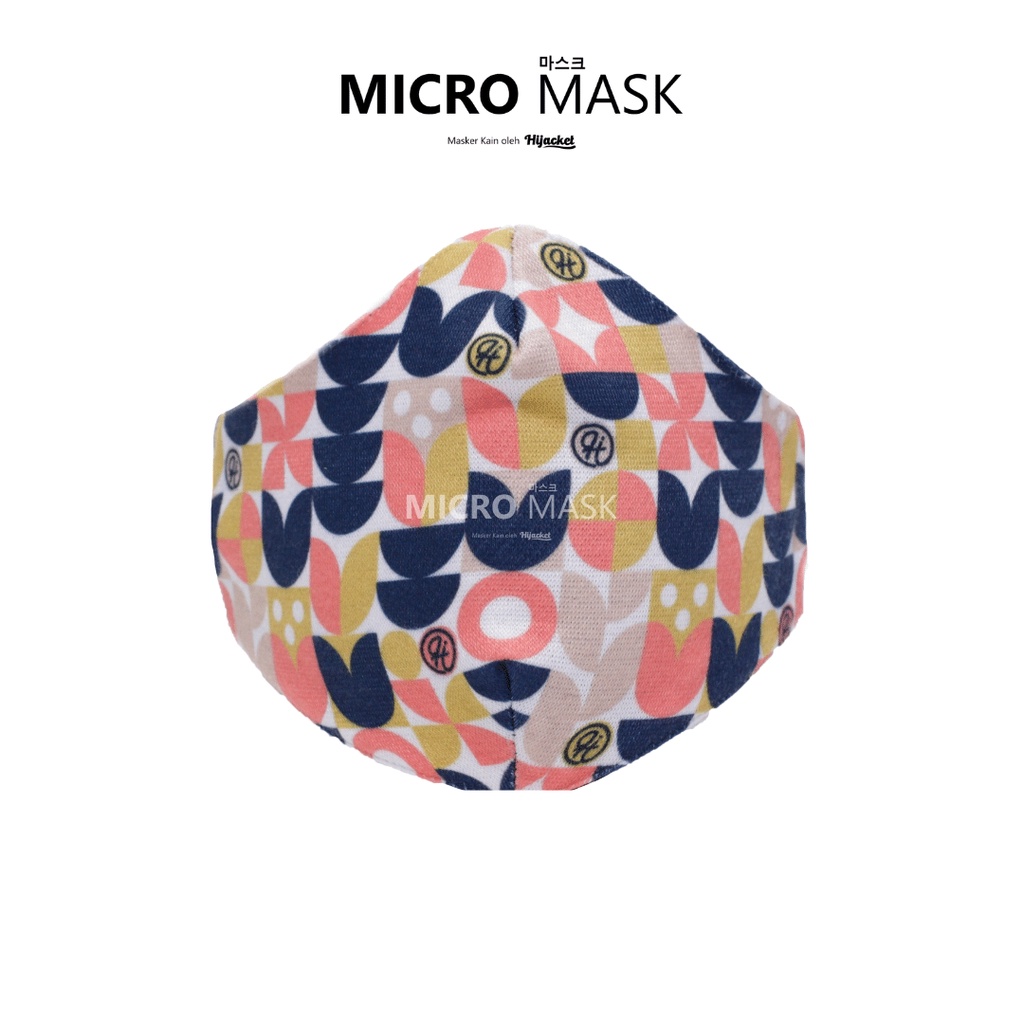 Micro Masker Hijab BLOCK UP TO 70% VIRUS 2 PLY Proteksi Premium fleece & poly-fiber Nyaman Bisa COD-Spectrum Magnolia