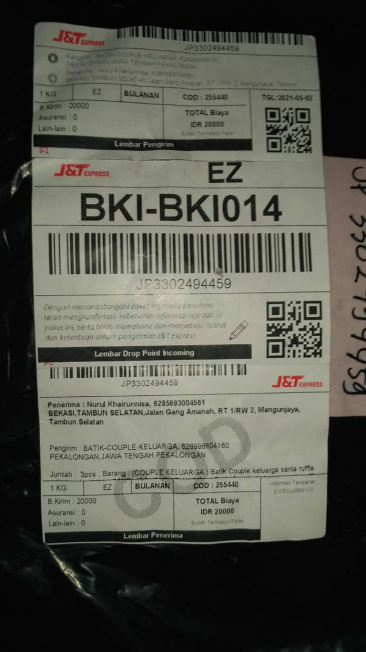 (couple Keluarga ) Batik Couple Keluarga Sania Ruffle Ori Ndoro Jowi Dnt - Candi