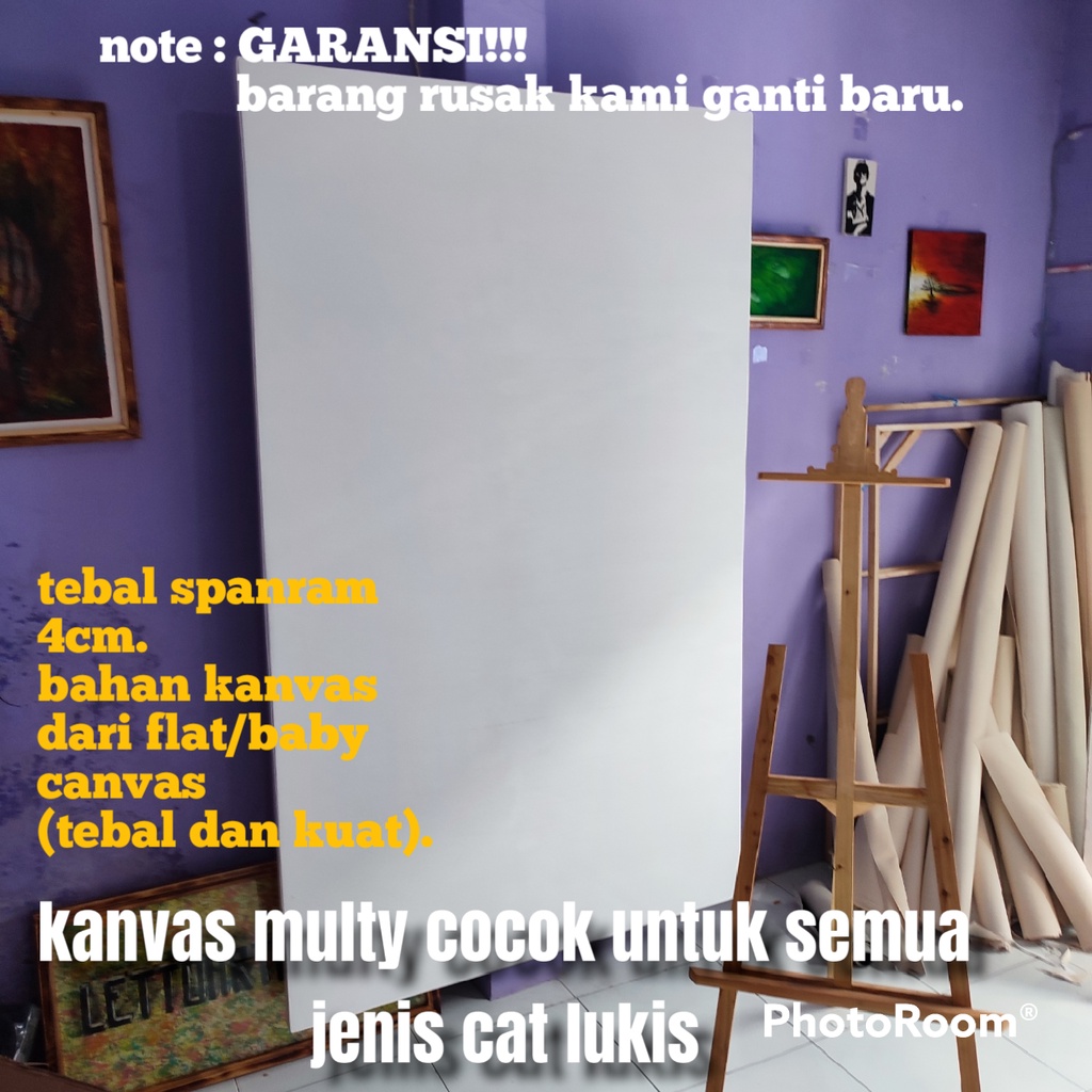 

kanvas lukis besar 100x170cm canvas big jumbo 170 x 100 cm premium