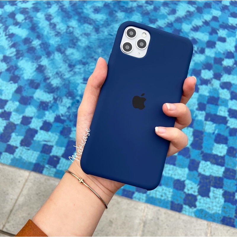 Silicone Case Pacific Blue TIDAK FULLCOVER