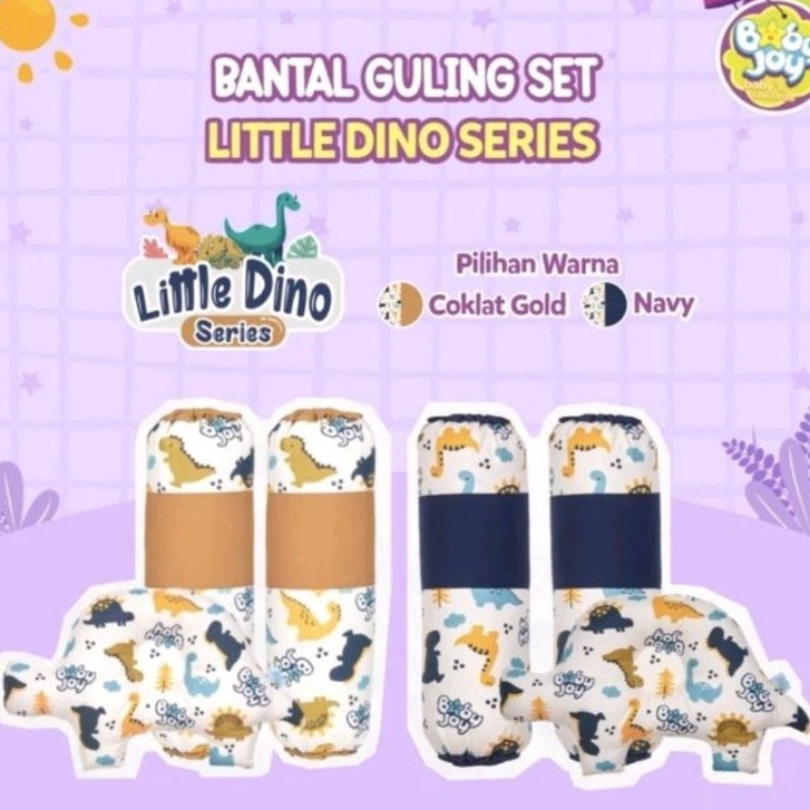 Baby Joy Bantal Guling Set Little Dino Series Hadiah Giftset Kado Kelahiran Bayi Cowok - BJB 3001