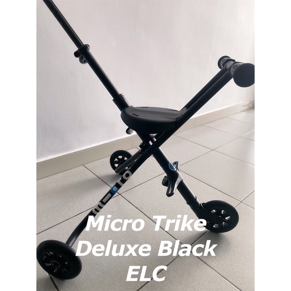 PRELOVED MICRO TRIKE DELUXE BLACK ELC