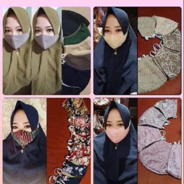 Masker 3ply bahan katun Jepang Motif Baru