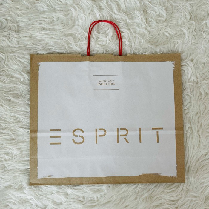 

✨ BISA COD ✨ Esprit paperbag medium / paper bag original