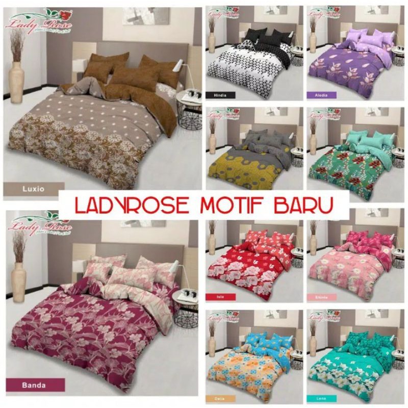 Bedcover Set LADY ROSE 180x200 Aneka Motif