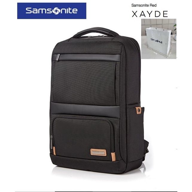 Backpack Samsonite Red XAYDE Laptop and Travel Bag For Man and Woman