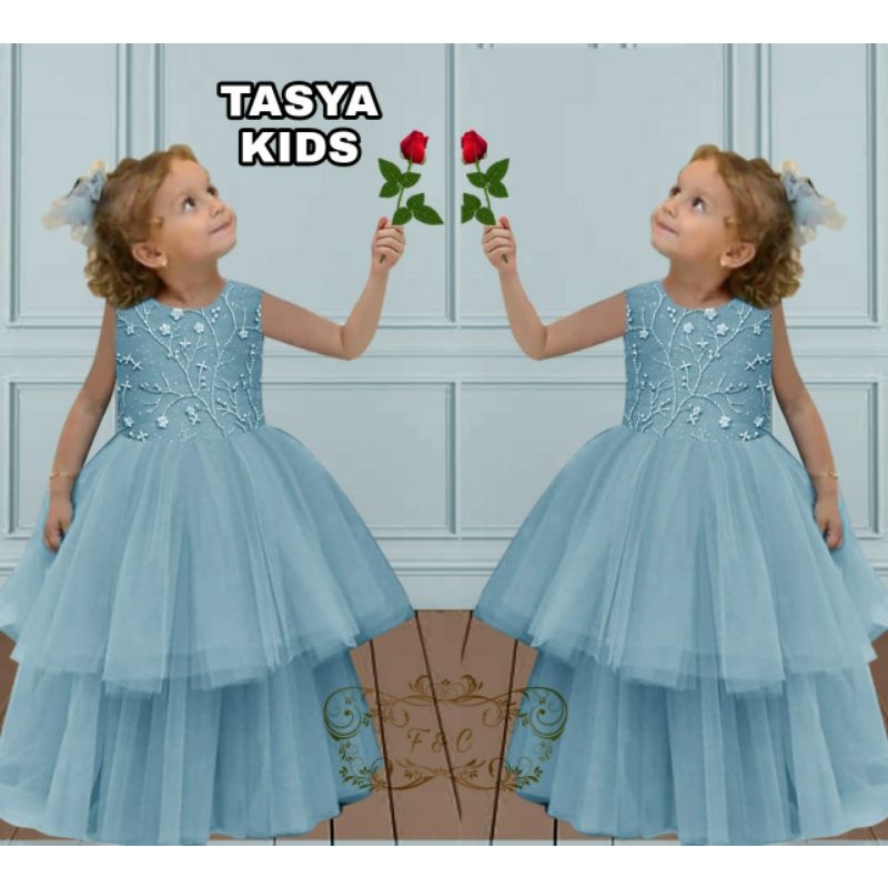 DRESS TASYA KID FASHION PAKAIAN ANAK PEREMPUAN FEHM