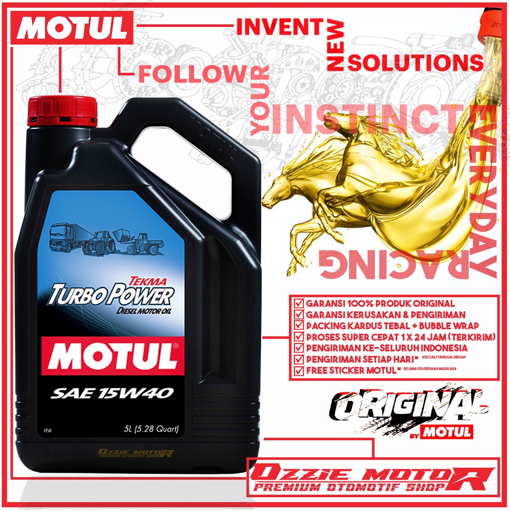 MOTUL TEKMA TURBO POWER 15W40 CF-4 5L