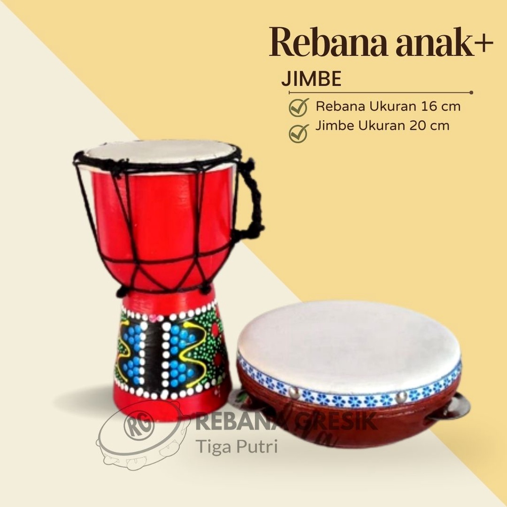 Rebana Hadroh Murah Satu Paket Anak