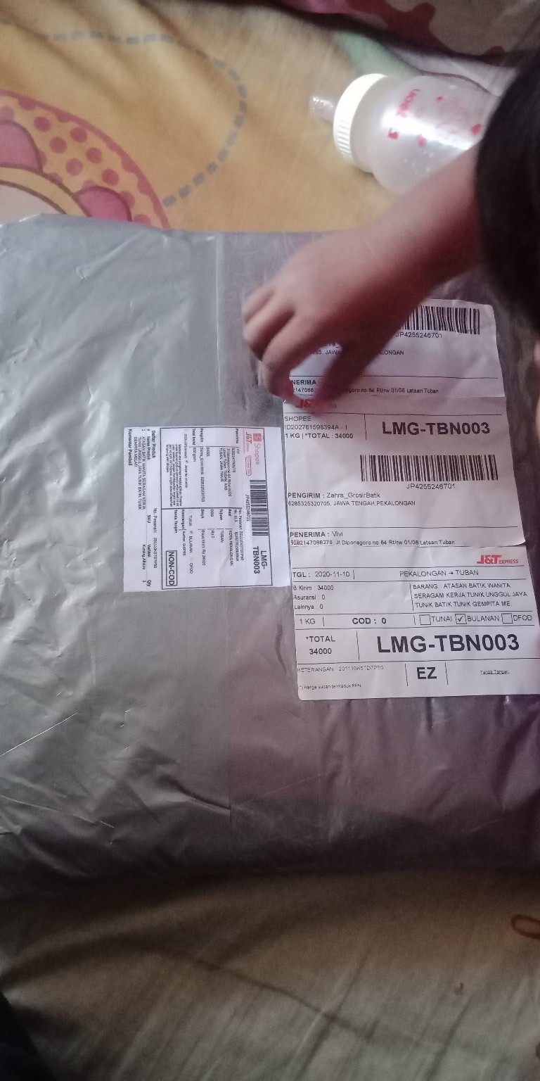 Atasan Batik Wanita Seragam Kerja Tunik Unggul Jaya Tunik Batik Tunik Gempita Melati