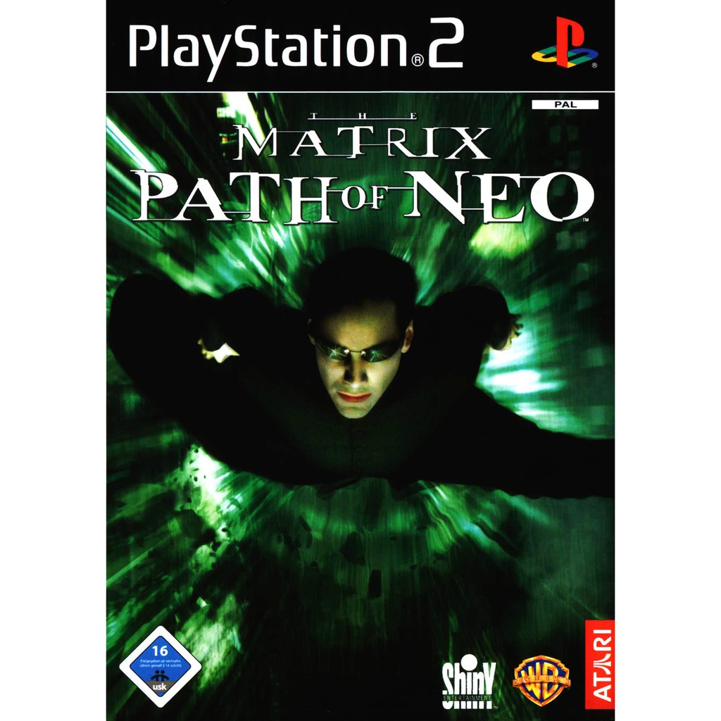 DVD Kaset Game PS2 The Matrix Path of Neo