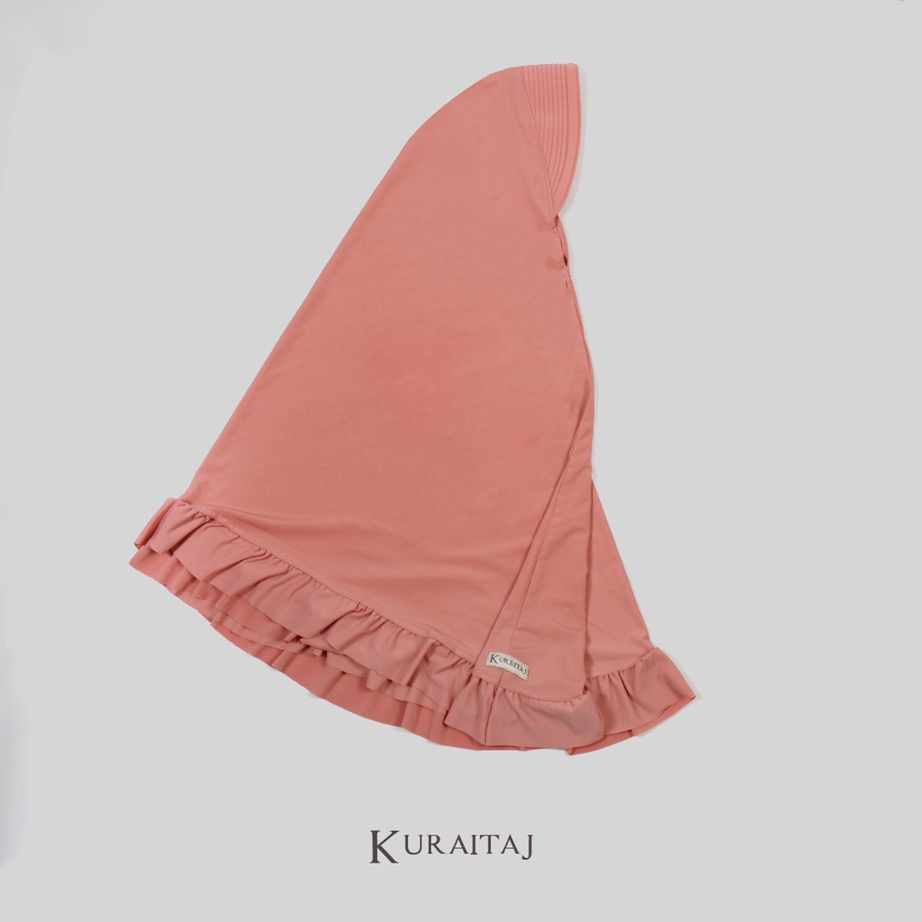 Hijab Instant Jilbab Bergo Khimar Rampel Bergo Polos Bergo Menutup Dada Jilbab Rumah dan Pergi Kureitaj SOFT PED