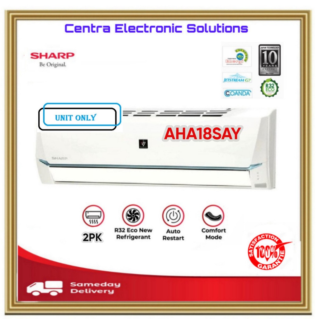 Ac Sharp 2Pk Thailand AHA18SAY / Ac Sharp AHA 18SAY / Sharp AHA18SAY-Unit Only