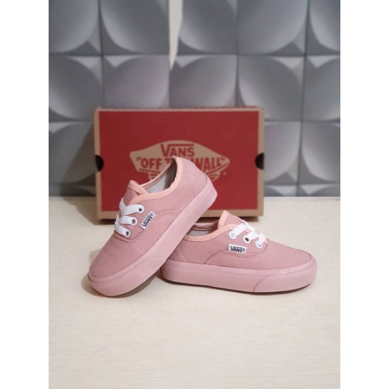 SEPATU ANAK PEREMPUAN VANS AUTHENTIC ANAK PEACH PREMIUM HIGH QUALITY KADO KIDS