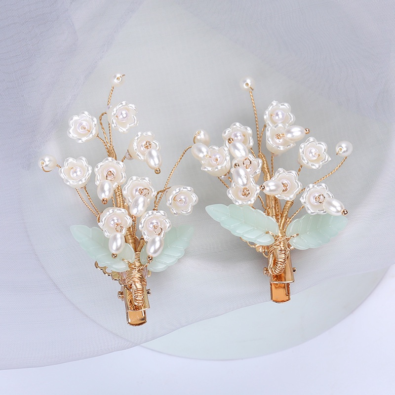 1 Pc Jepit Rambut Antik Desain Bunga Lily of The Orchid Untuk Anak Perempuan